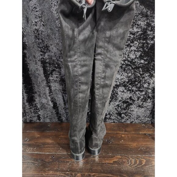 NEW Charles by Charles David Gammon Black Microsuede OTK Boots/Sz. 7.5M - Picture 6 of 8